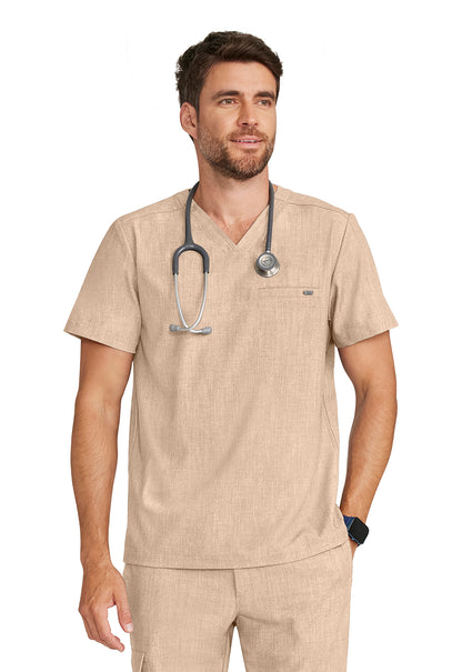 Healing Hands Quest Men's HH758 Men's 1-Pocket V-Neck Top