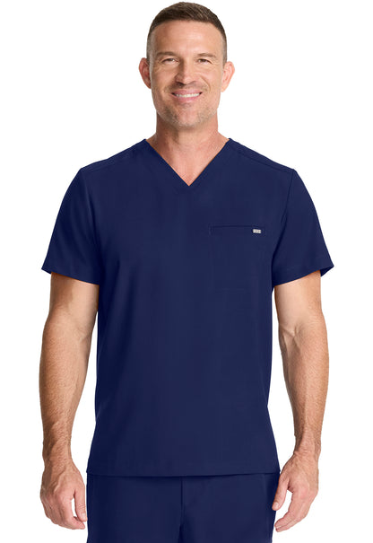 Healing Hands Quest Men's HH758 Men's 1-Pocket V-Neck Top