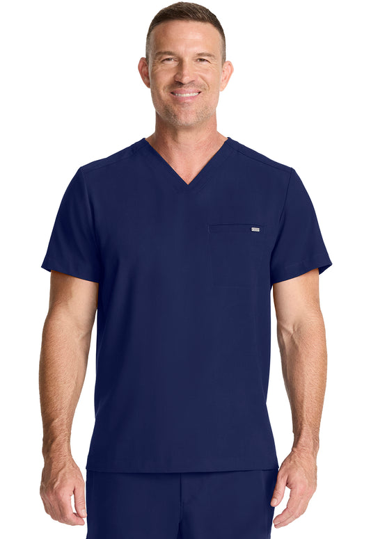 Healing Hands Quest Men's HH758 Men's 1-Pocket V-Neck Top