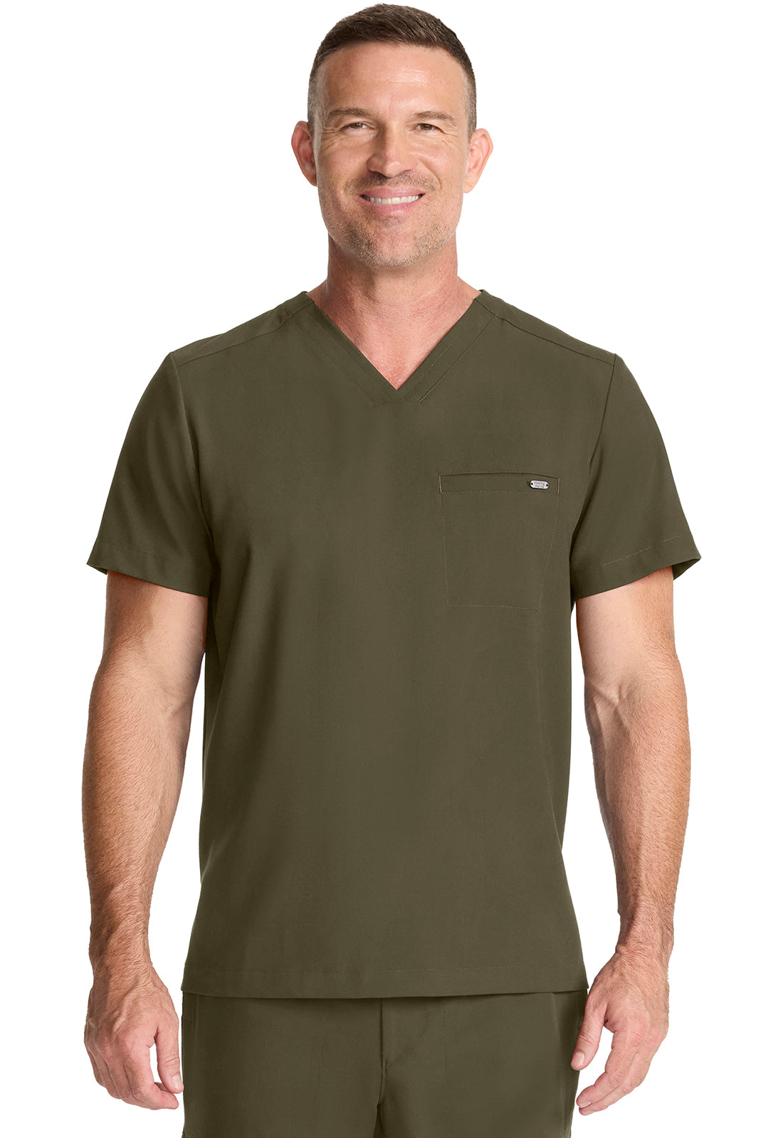 Healing Hands Quest Men's HH758 Men's 1-Pocket V-Neck Top