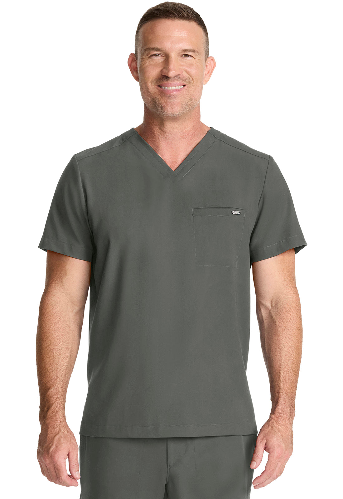 Healing Hands Quest Men's HH758 Men's 1-Pocket V-Neck Top