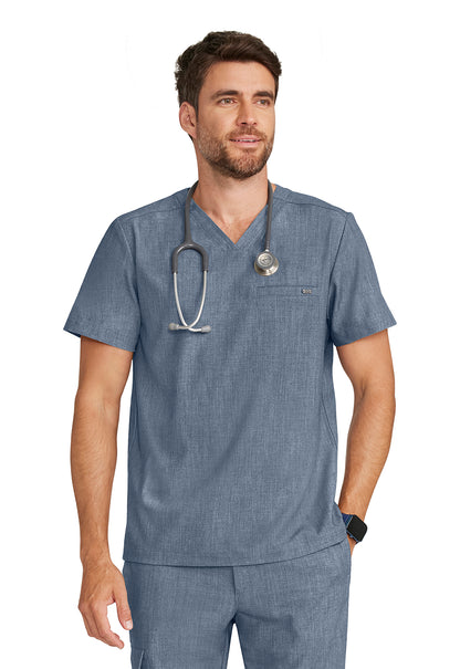 Healing Hands Quest Men's HH758 Men's 1-Pocket V-Neck Top