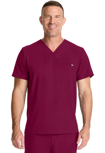 Healing Hands Quest Men's HH758 Men's 1-Pocket V-Neck Top