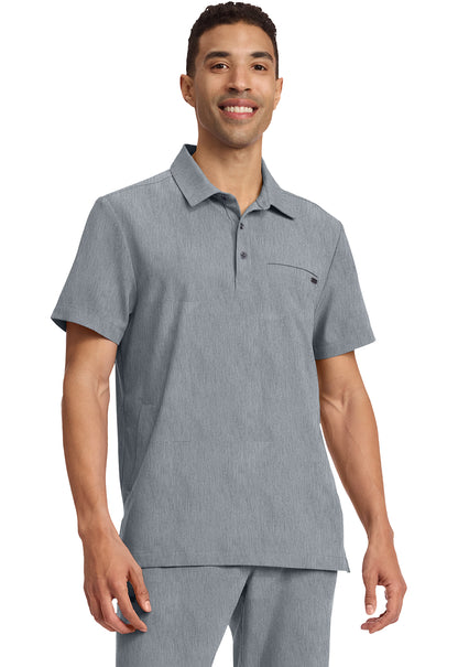 Healing Hands Quest Men's HH759 Men's 3-Pocket Polo Collar Top