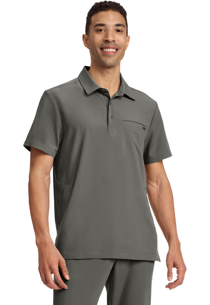 Healing Hands Quest Men's HH759 Men's 3-Pocket Polo Collar Top