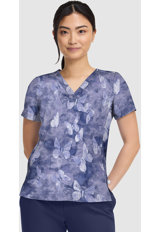 Healing Hands Prints Women's HH906 Briana Print Top