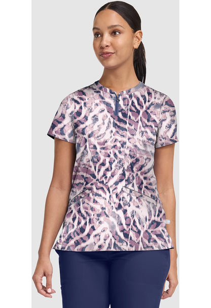 Healing Hands Prints Women's HH907 Ivy Print Top