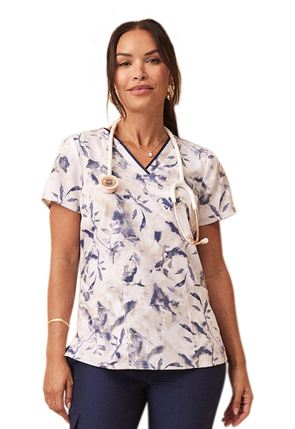 Healing Hands Quest Women's HH908 Amanda Print Top