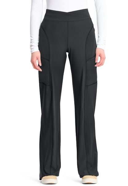 Cherokee Infinity Kinetic Women's IN009A Knit Mid Rise Pull-on Trouser Pant