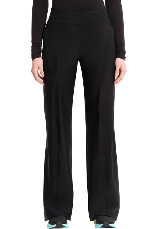 Cherokee Infinity Kinetic Women's IN009A Knit Mid Rise Pull-on Trouser Pant