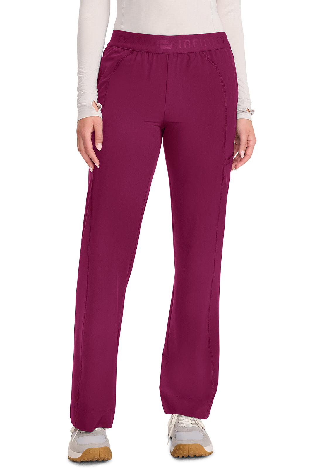 Cherokee Infinity GNR8 Women's IN011A Women's Mid-Rise Wide Leg Pant