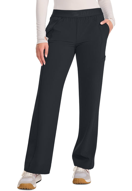 Cherokee Infinity GNR8 Women's IN011A Women's Mid-Rise Wide Leg Pant