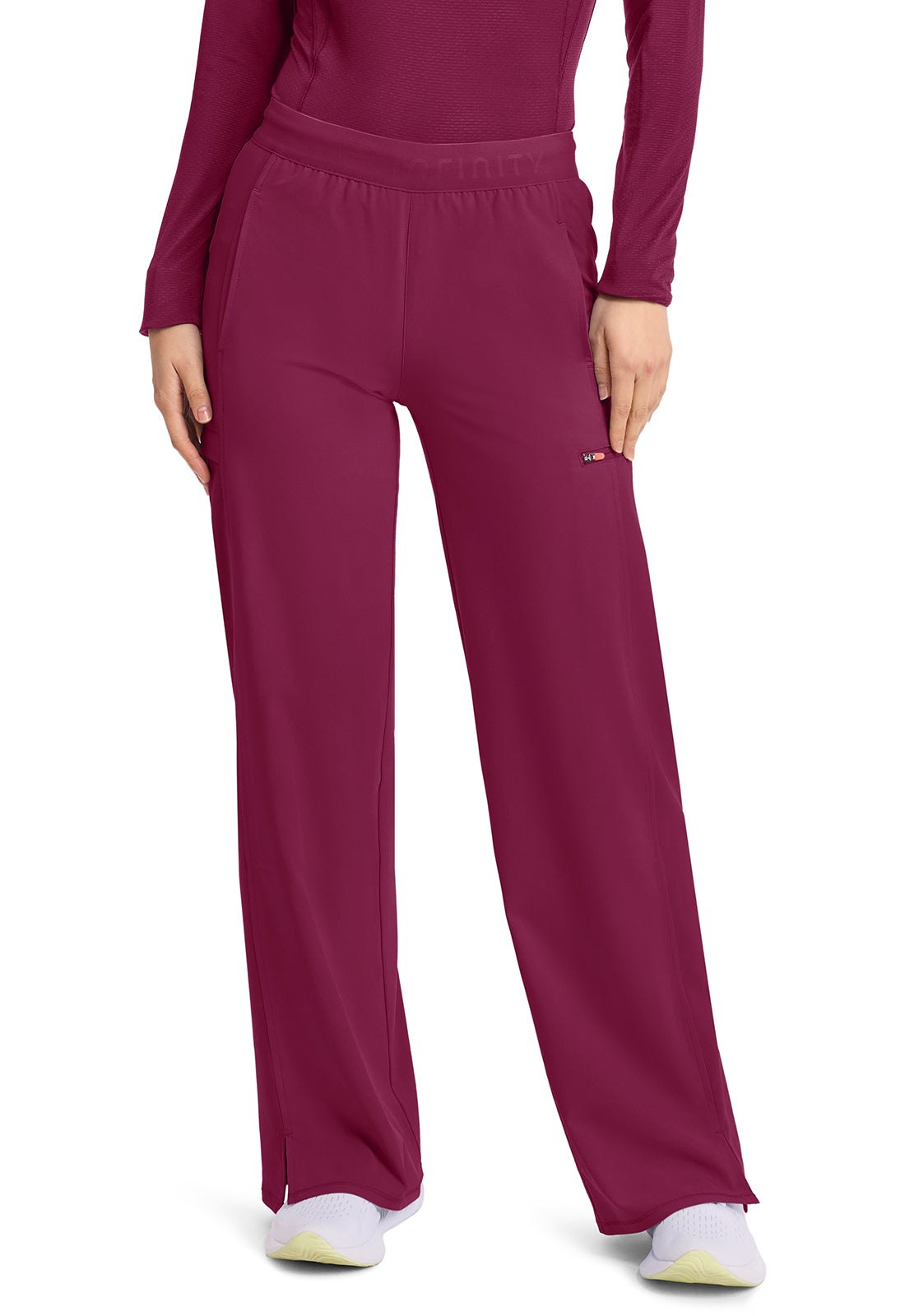 Cherokee Infinity GNR8 Women's IN028A Women's 6-Pocket Wide Leg Pant
