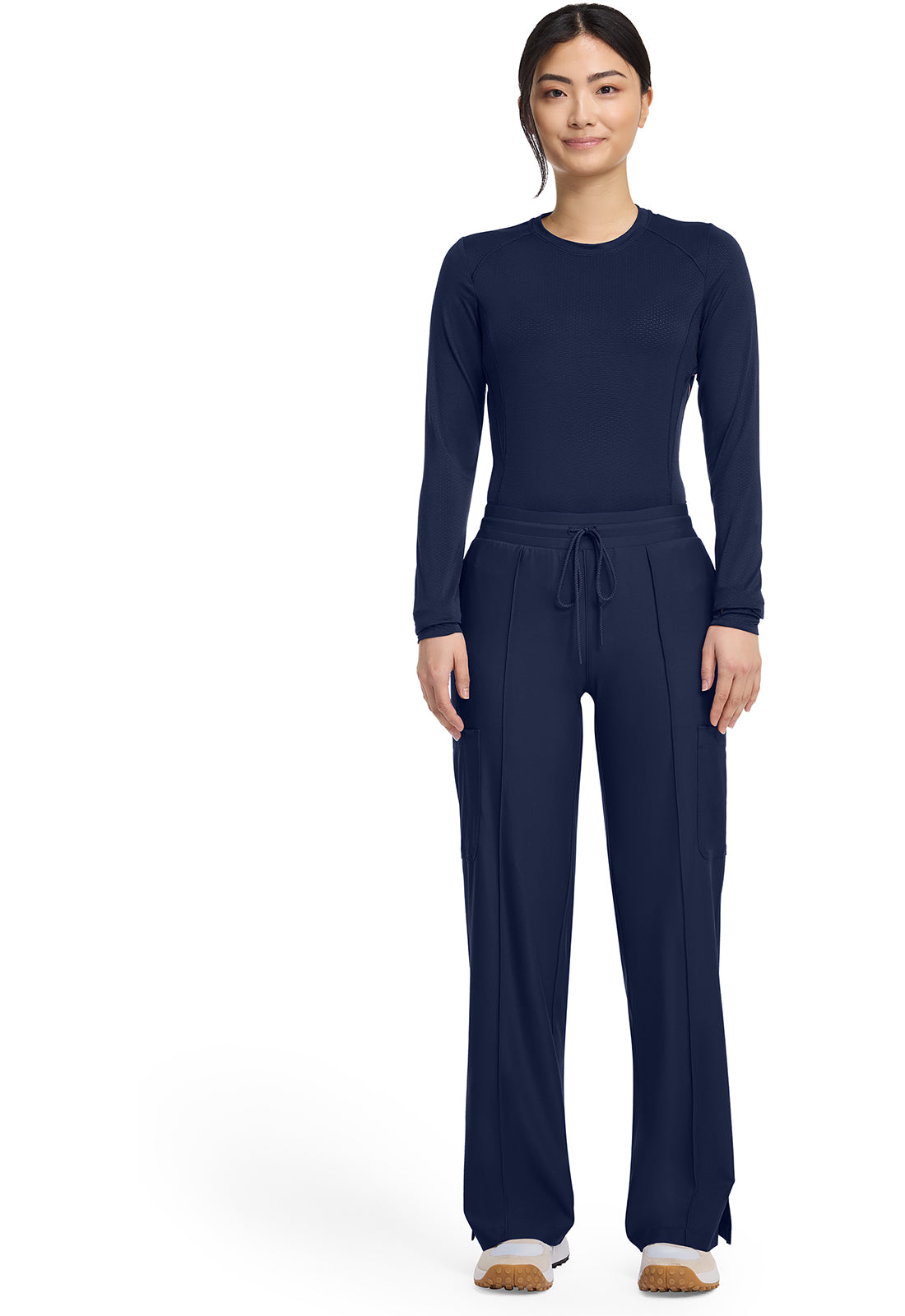 Cherokee Infinity Kinetic Women's IN103A Pintuck Wide Leg Pant