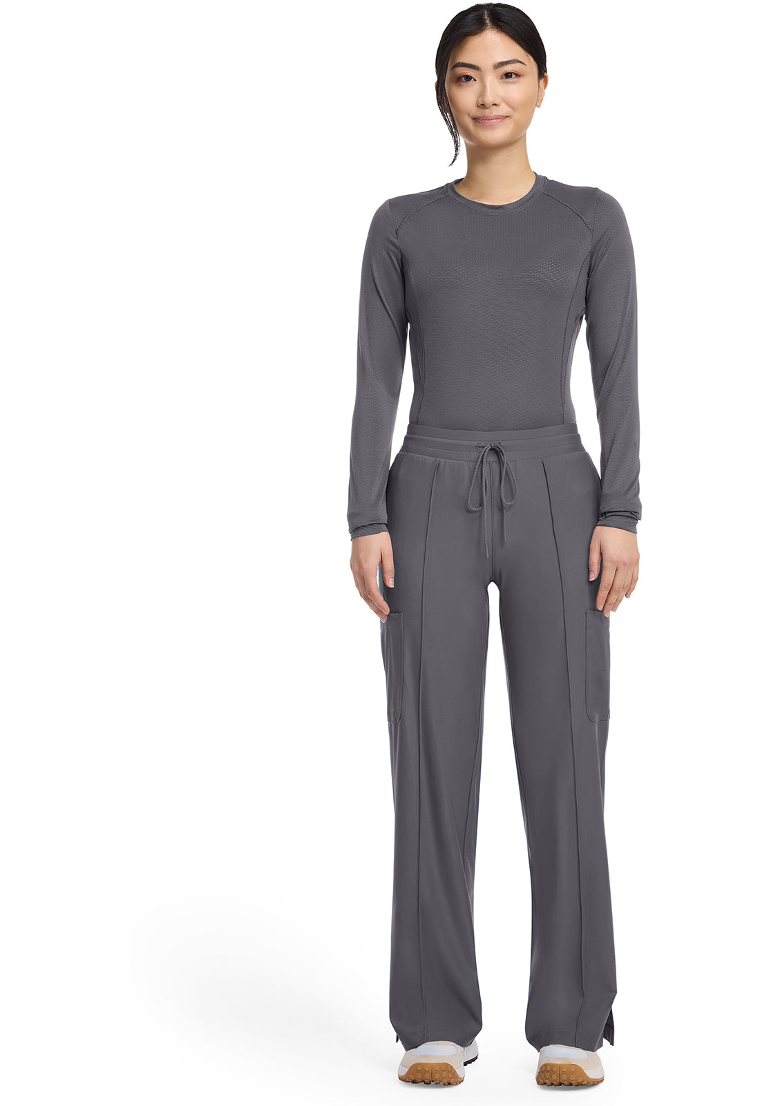 Cherokee Infinity Kinetic Women's IN103A Pintuck Wide Leg Pant