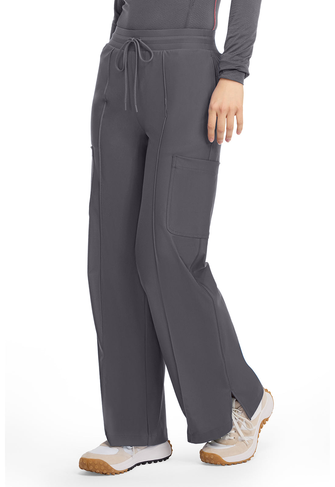Cherokee Infinity Kinetic Women's IN103A Pintuck Wide Leg Pant