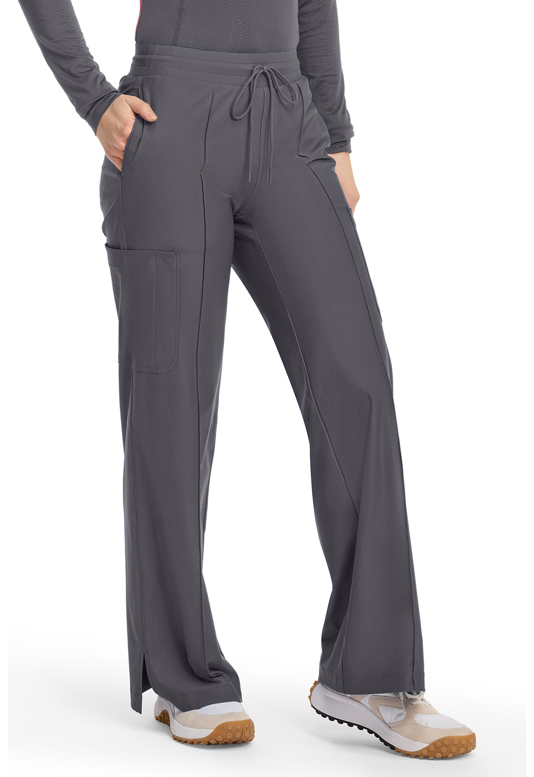 Cherokee Infinity Kinetic Women's IN103A Pintuck Wide Leg Pant