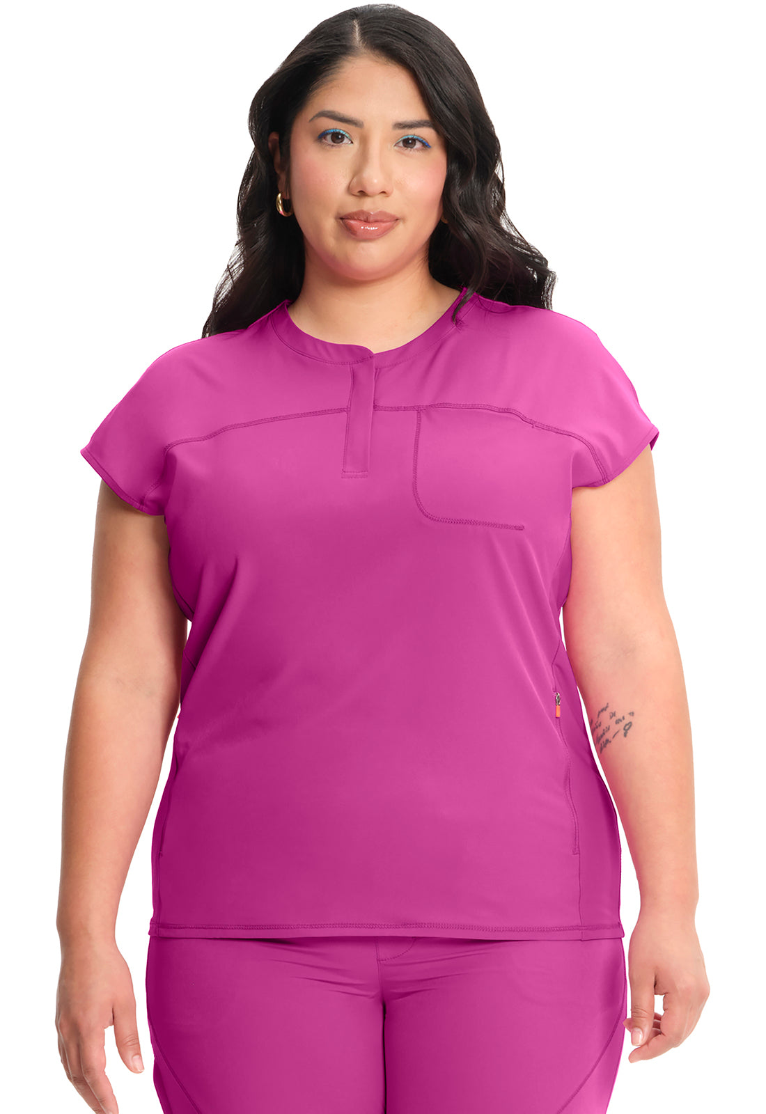 Cherokee Infinity GNR8 Pride Women's IN613A Henley Top