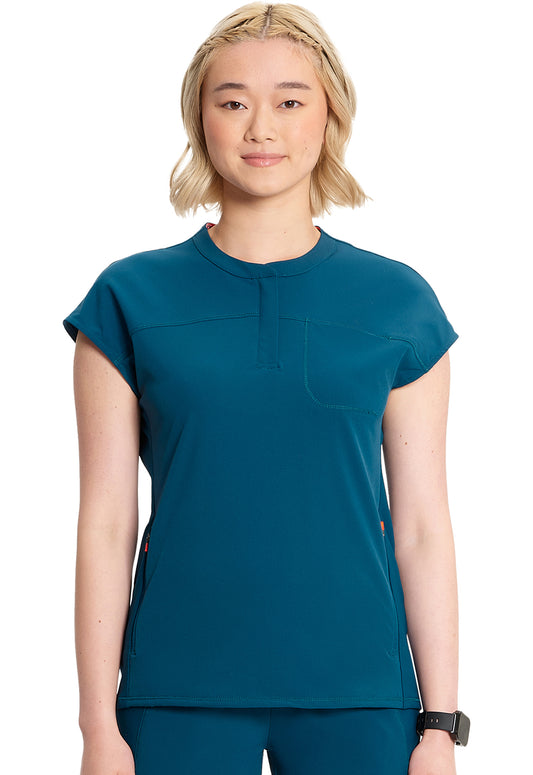 Cherokee Infinity GNR8 Women's IN622A Henley Top