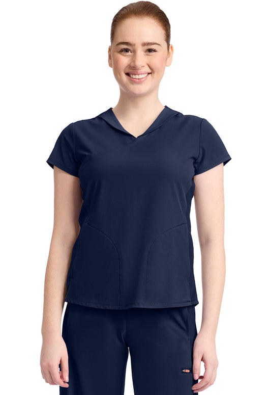 Cherokee Infinity GNR8 Women's IN635A Women's 2-Pocket Mock-Wrap V-Neck Top