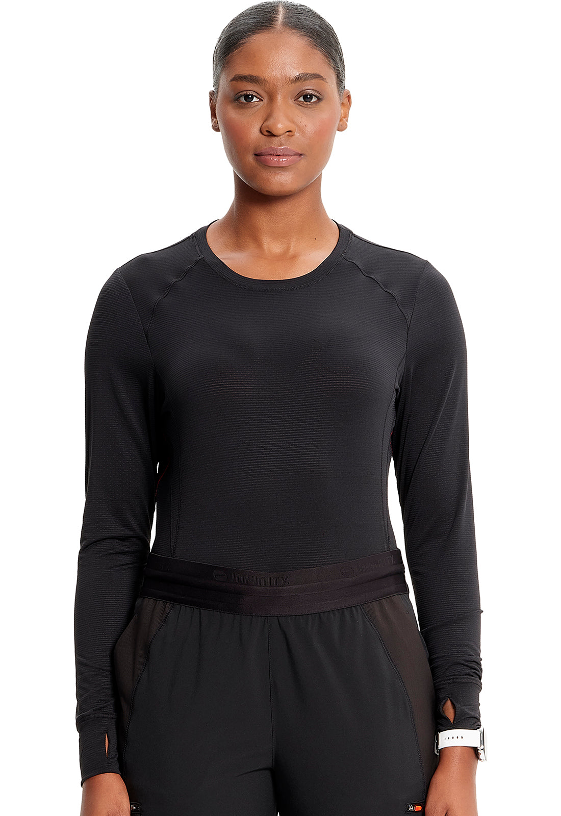 Cherokee Infinity Essentials Women's IN640 Long Sleeve Performance Underscrub