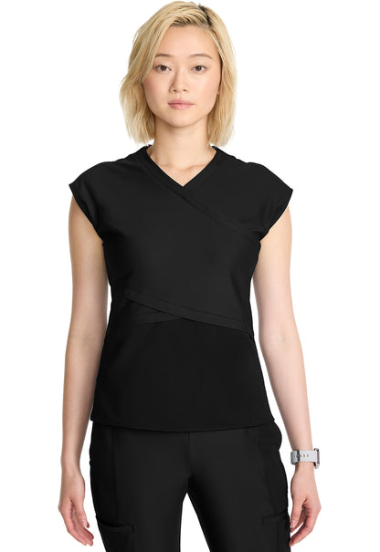 Cherokee Infinity Kinetic Women's IN645A Women's Wrap Dolman V-Neck Top