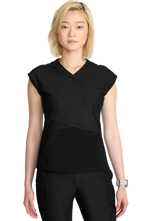 Cherokee Infinity Kinetic Women's IN645A Women's Wrap Dolman V-Neck Top