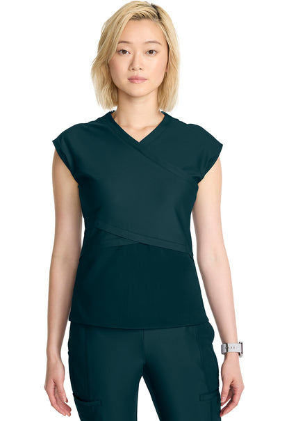 Cherokee Infinity Kinetic Women's IN645A Women's Wrap Dolman V-Neck Top