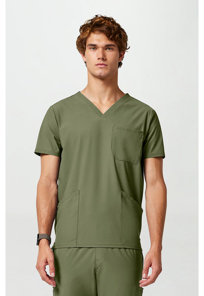 Cherokee Infinity Pursuit Men's IN651A Men's 3 Pocket V-Neck Top