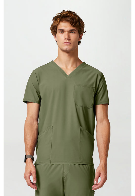 Cherokee Infinity Pursuit Men's IN651A Men's 3 Pocket V-Neck Top