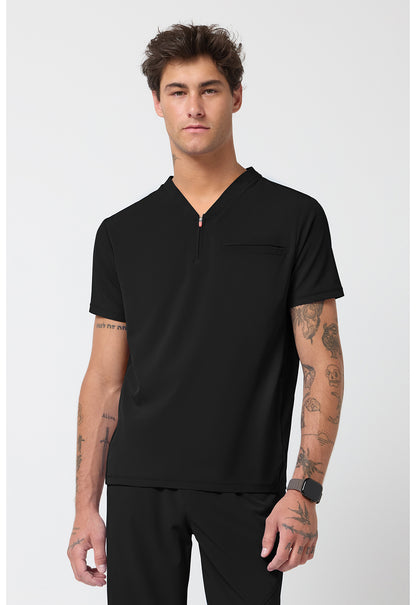 Cherokee Infinity GNR8 Men's IN702A Men's Partial Zip V-Neck Top