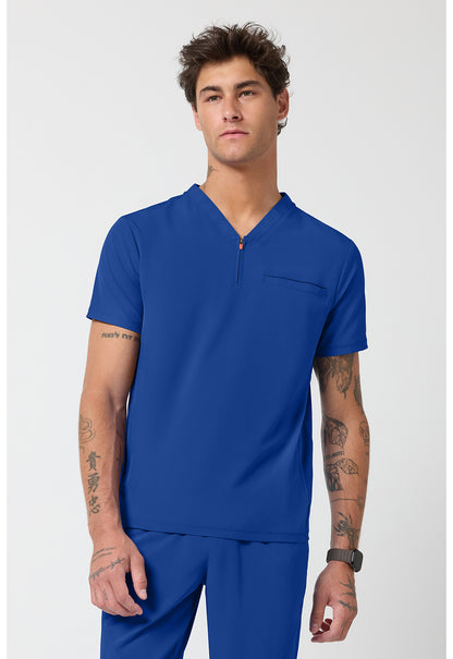 Cherokee Infinity GNR8 Men's IN702A Men's Partial Zip V-Neck Top