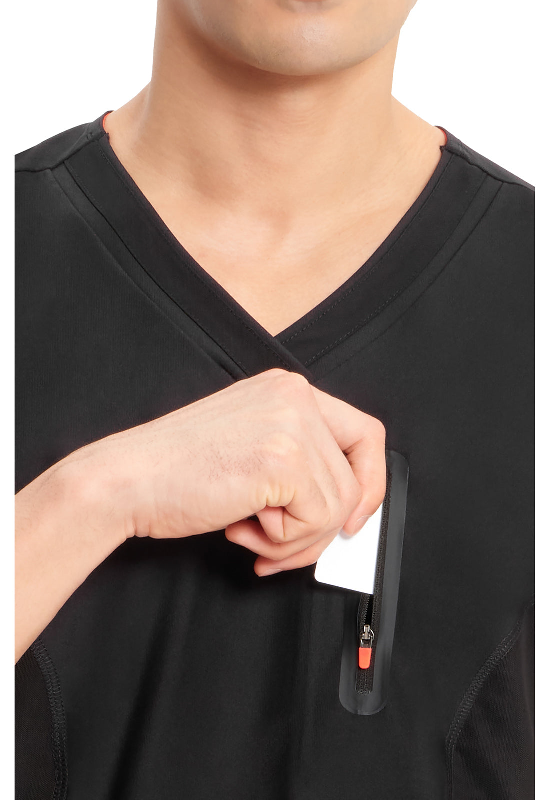 Cherokee Infinity Kinetic Men's IN823A Men's Knit V-Neck Top – The