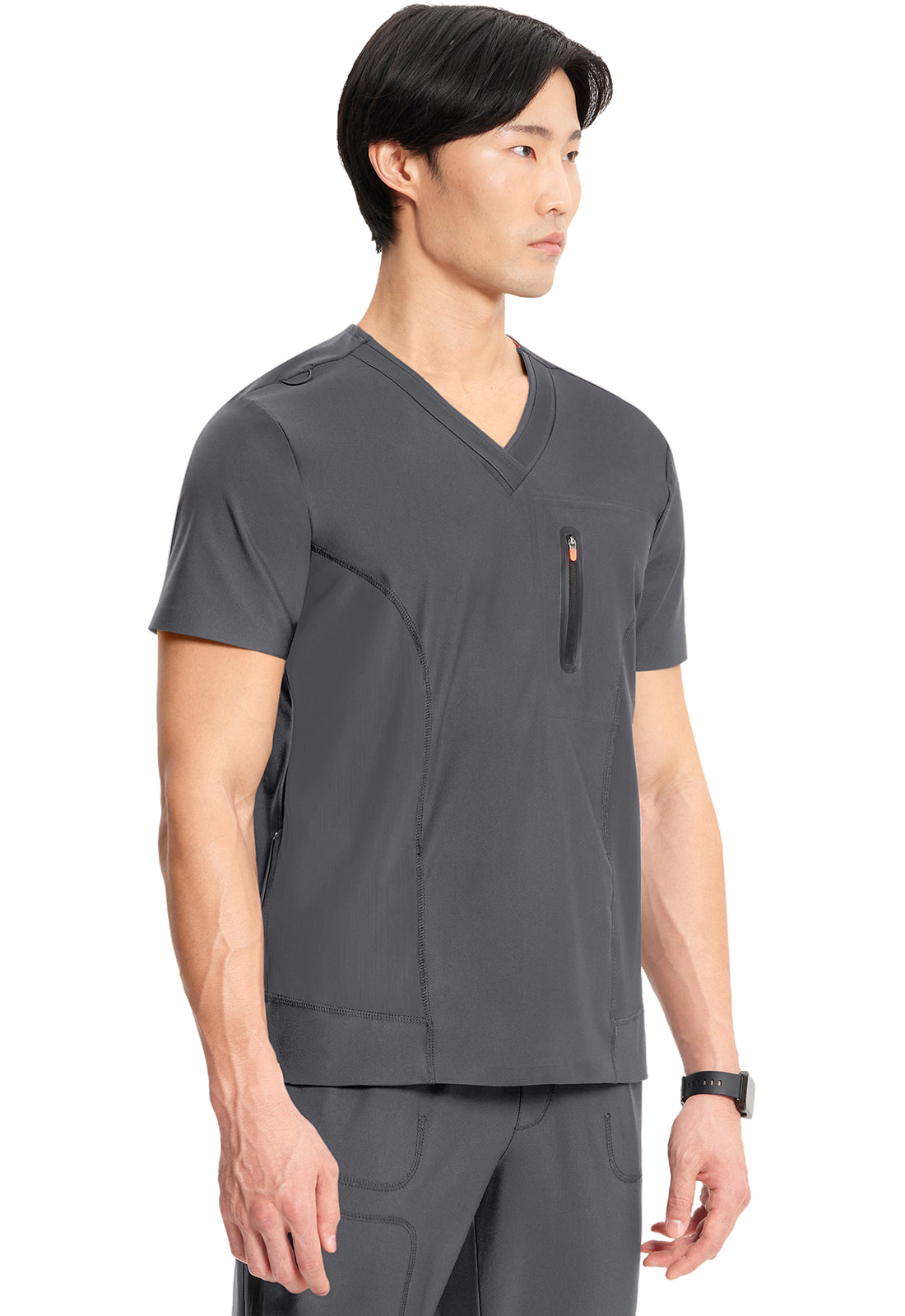 Cherokee Infinity Kinetic Men's IN823A Men's Knit V-Neck Top – The