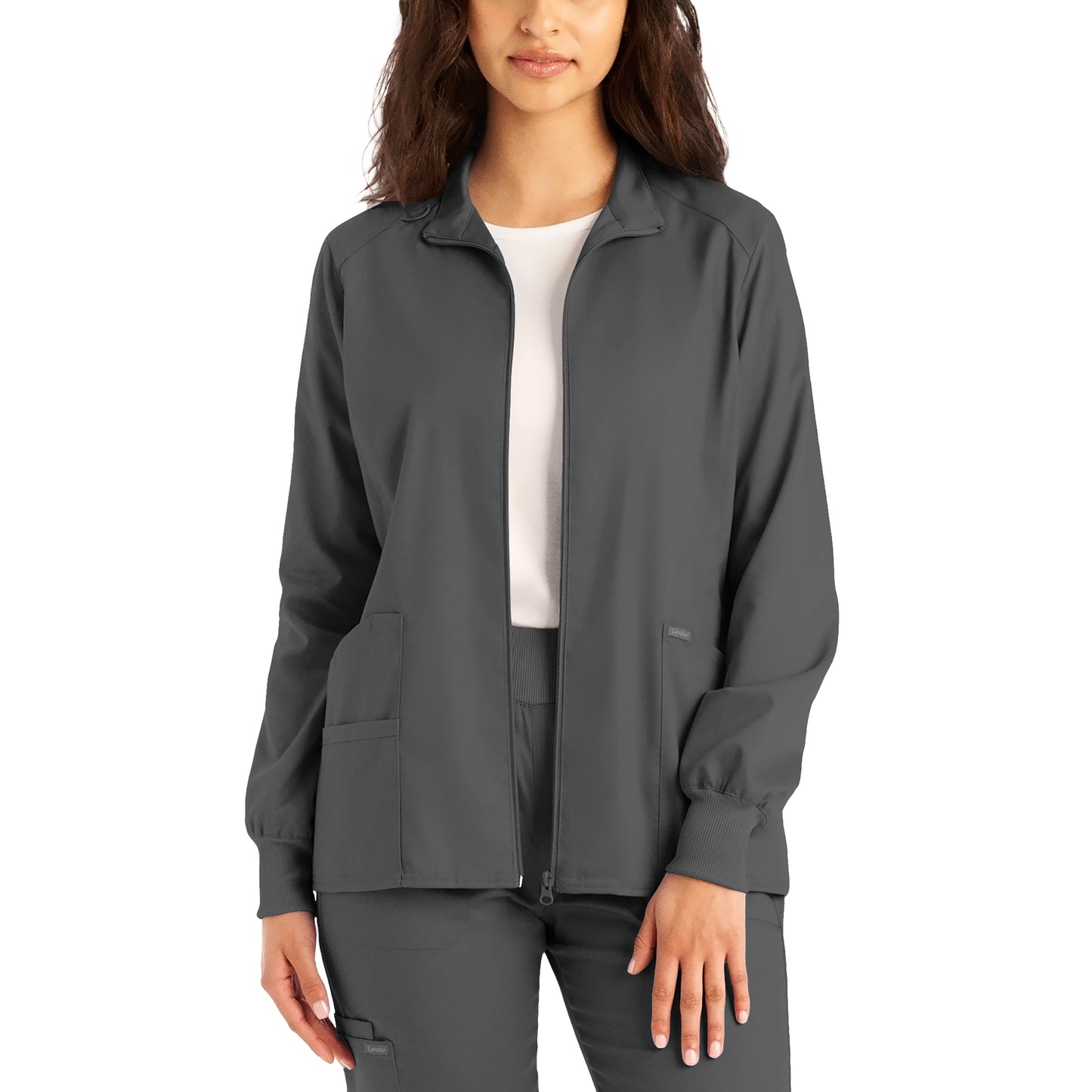 Landau ProFlex LJ701 Women's 3-Pocket Scrub Jacket