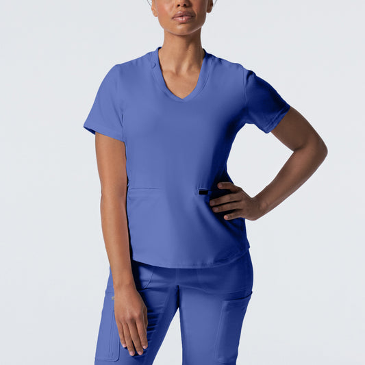 Landau Forward LT100 Women's Plus Size 3-Pocket V-Neck Scrub Top
