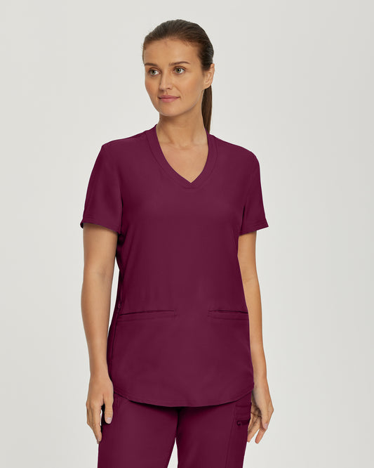 Landau Forward LT100 Women's Plus Size 3-Pocket V-Neck Scrub Top