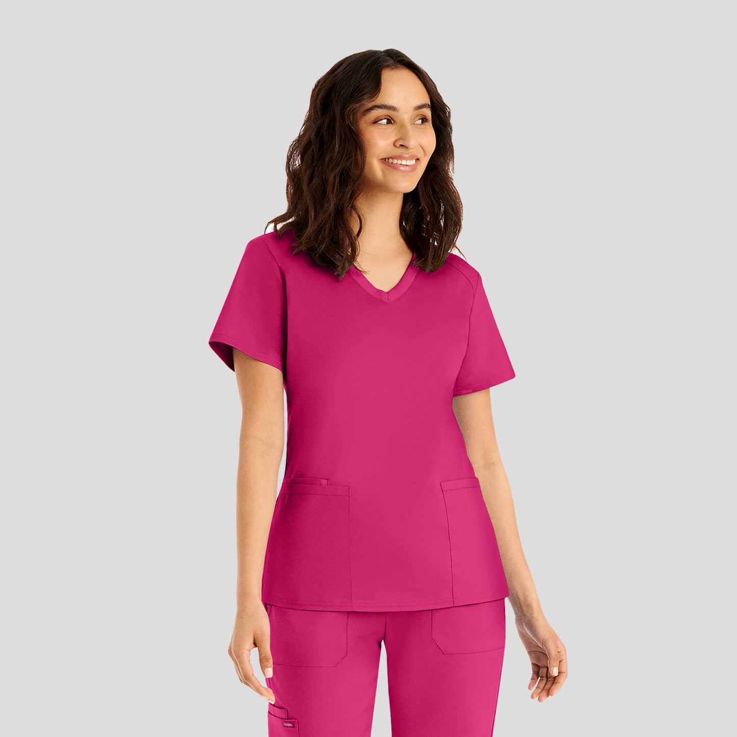 Landau ProFlex LT105 Women's 3-Pocket V-Neck Scrub Top