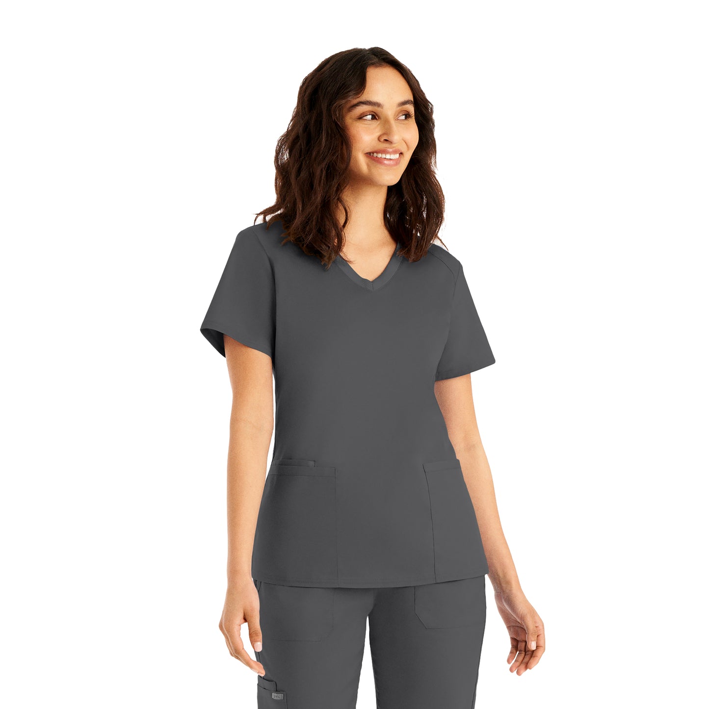 Landau ProFlex LT105 Women's 3-Pocket V-Neck Scrub Top