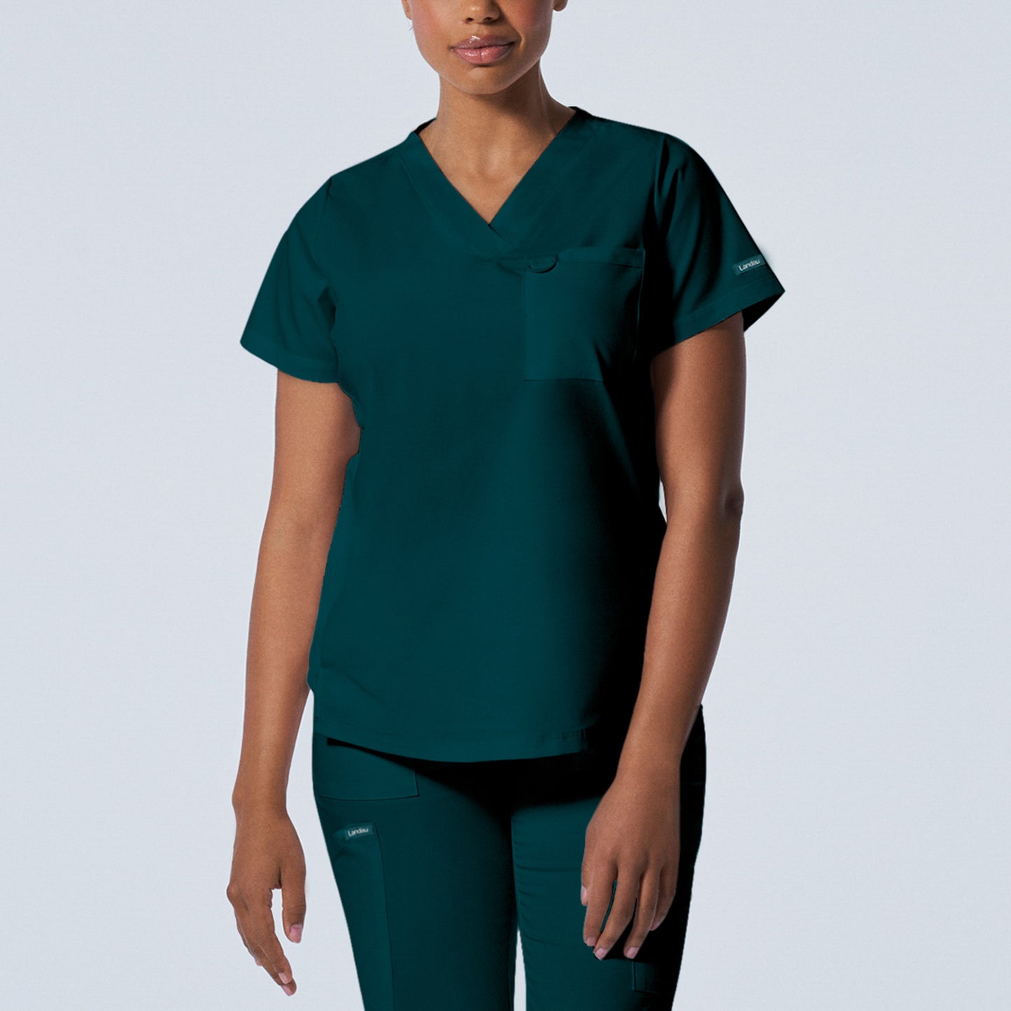 Landau ProFlex LT107 Women's 2-Pocket V-Neck Scrub Top