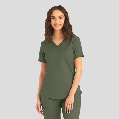 Landau ProFlex LT107 Women's 2-Pocket V-Neck Scrub Top