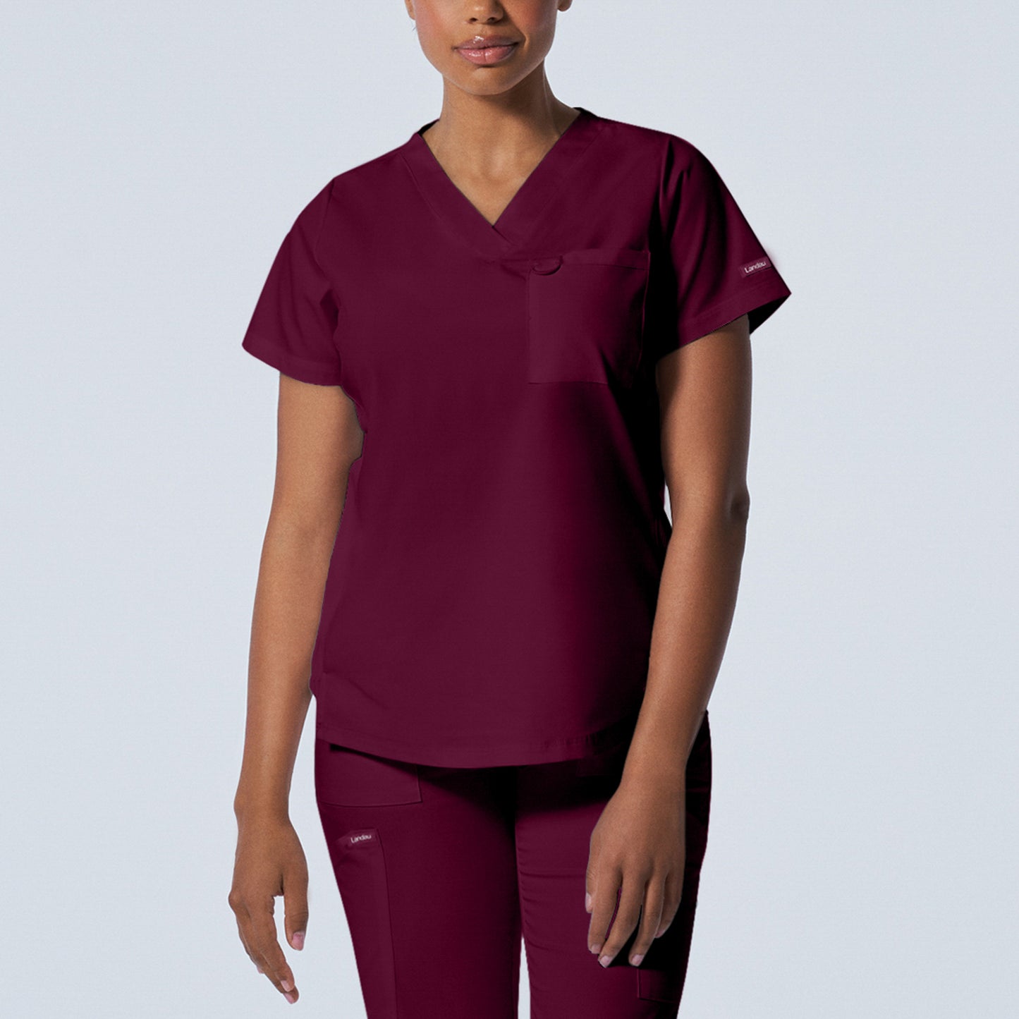 Landau ProFlex LT107 Women's 2-Pocket V-Neck Scrub Top