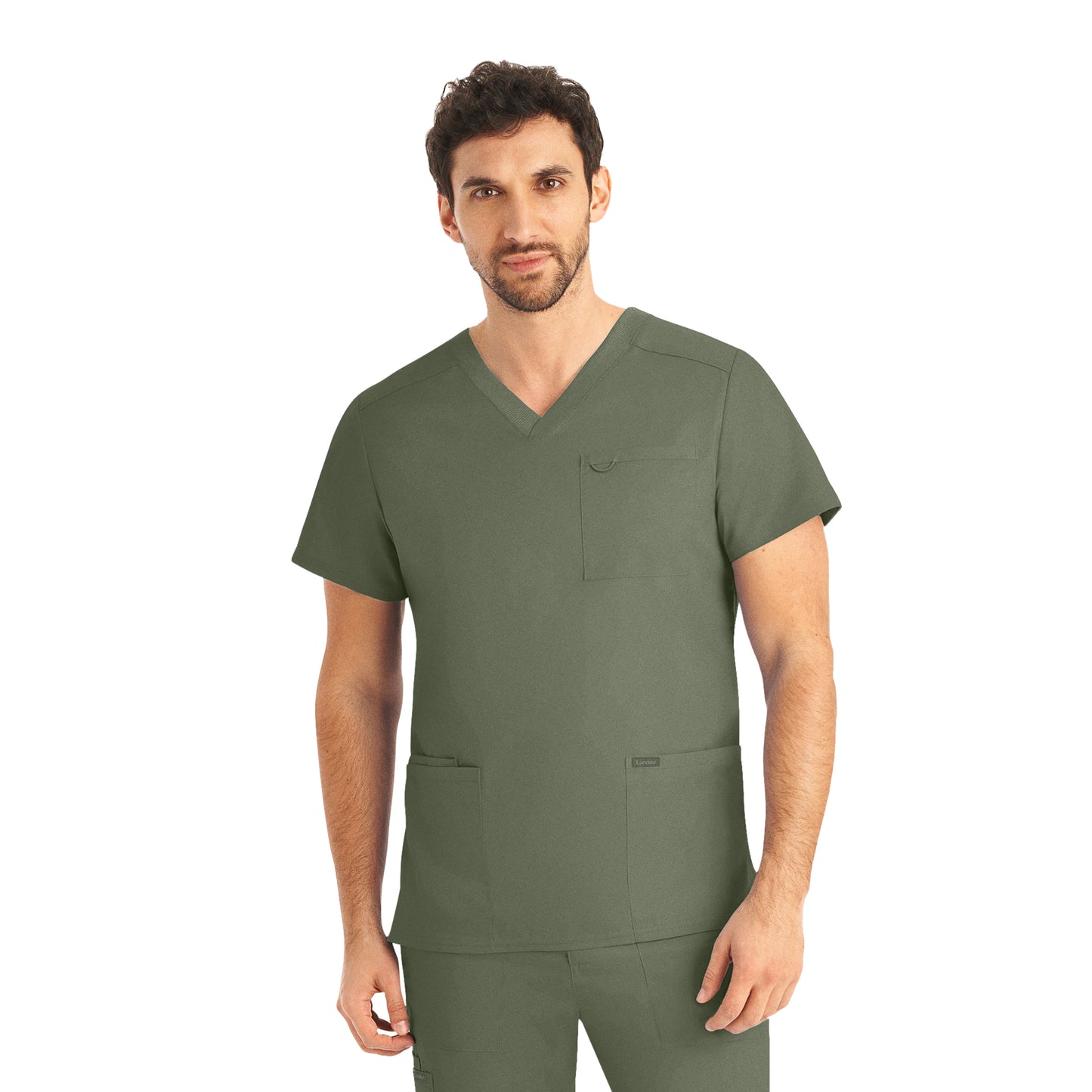 Landau ProFlex LT109 Men's 4-Pocket V-Neck Scrub Top