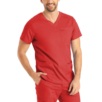 Landau ProFlex LT109 Men's 4-Pocket V-Neck Scrub Top