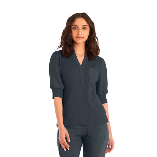 Landau Forward LT114 Women's 3-Pocket Y-Neck Scrub Top