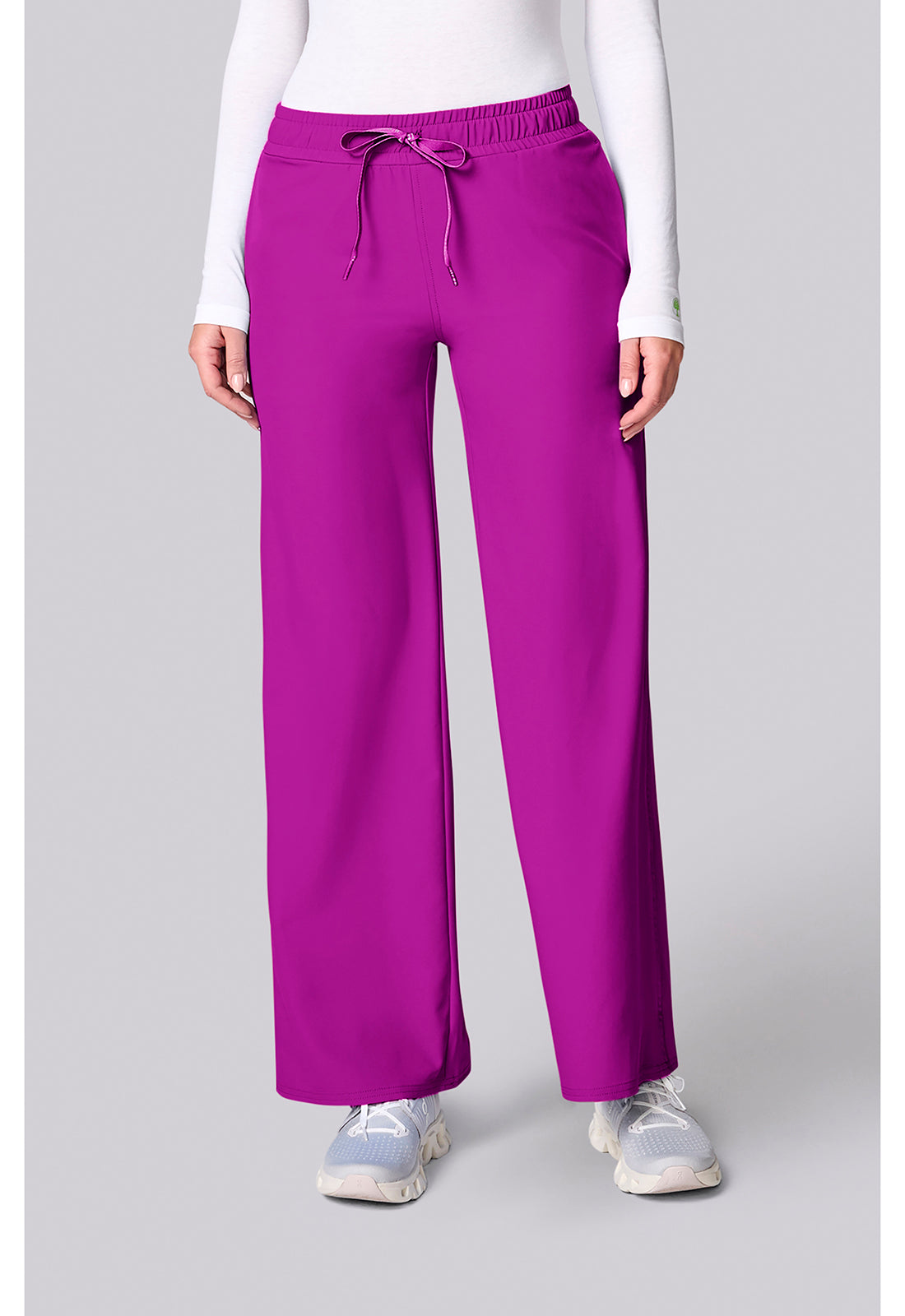 Med Couture Insight Women's MC00009 Wide Leg Pintuck Pant
