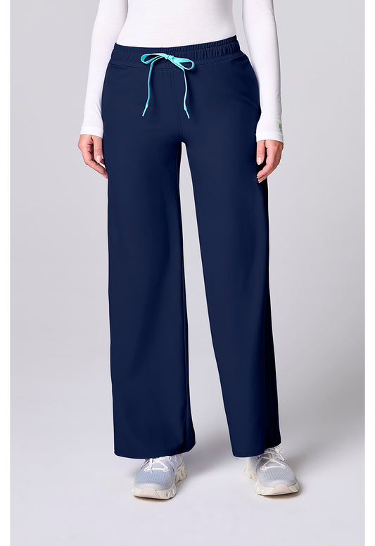 Med Couture Insight Women's MC00009 Wide Leg Pintuck Pant