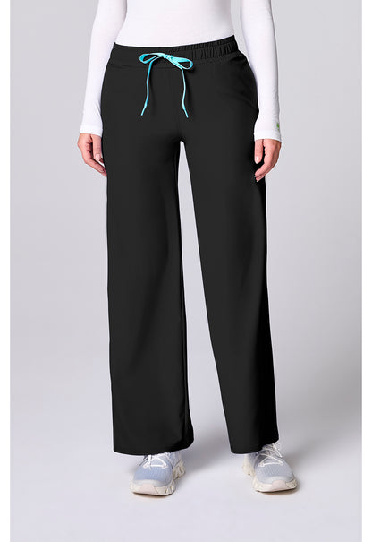 Med Couture Insight Women's MC00009 Wide Leg Pintuck Pant