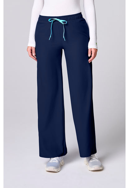 Med Couture Insight Women's MC00009 Wide Leg Pintuck Pant