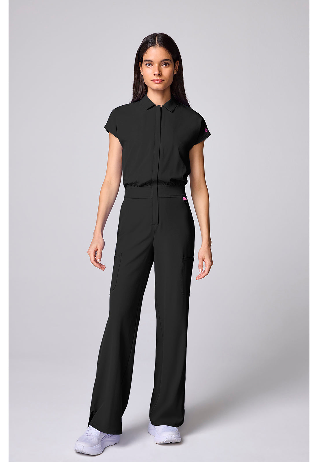Med Couture Amp Women's MC00018 Dolman Wide Leg Jumpsuit